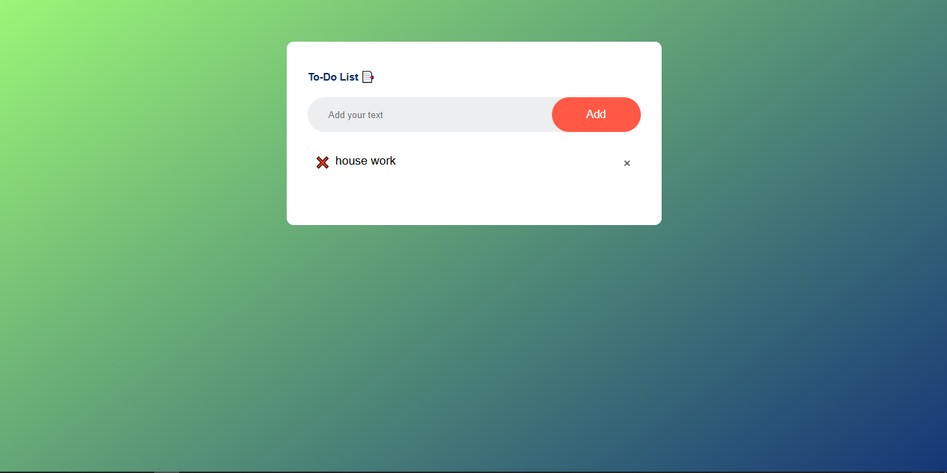 Todo List App